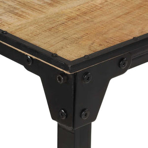 vidaXL Bar Table 150x55x107 cm Rough Solid Mango Wood