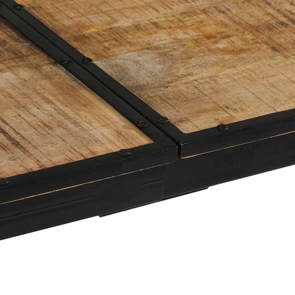 vidaXL Bar Table 150x55x107 cm Rough Solid Mango Wood