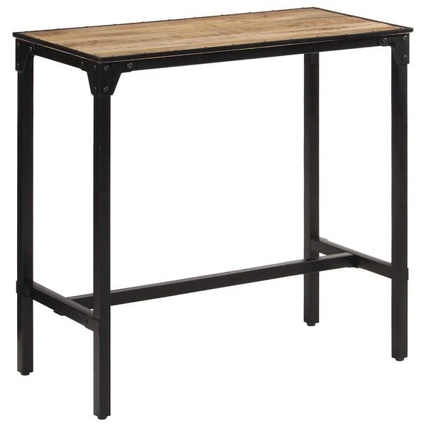 vidaXL Bar Table 110x55x107 cm Rough Solid Mango Wood