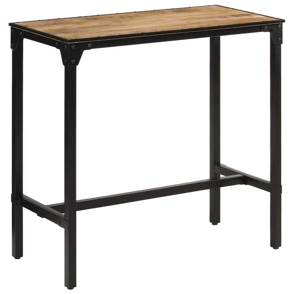 vidaXL Bar Table 110x55x107 cm Rough Solid Mango Wood