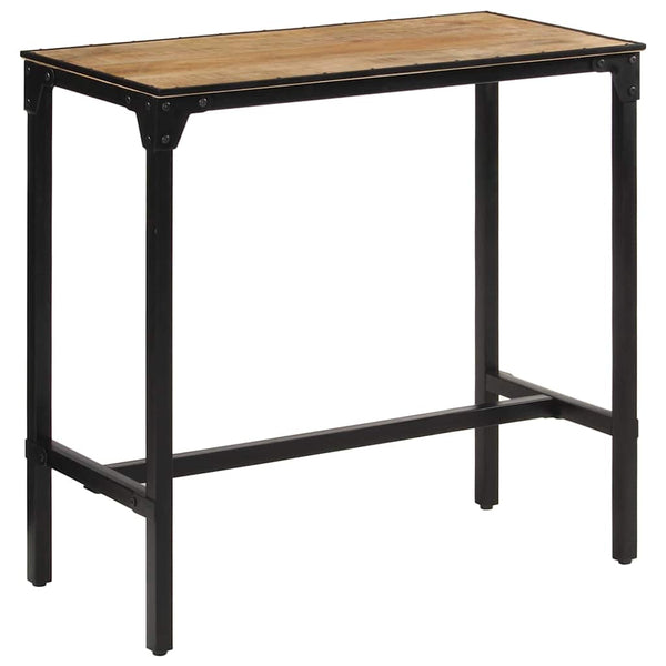 vidaXL Bar Table 110x55x107 cm Rough Solid Mango Wood