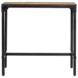 vidaXL Bar Table 110x55x107 cm Rough Solid Mango Wood