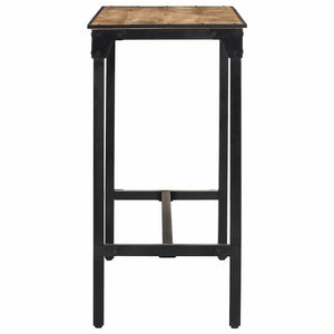 vidaXL Bar Table 110x55x107 cm Rough Solid Mango Wood