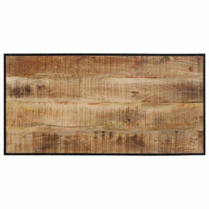 vidaXL Bar Table 110x55x107 cm Rough Solid Mango Wood