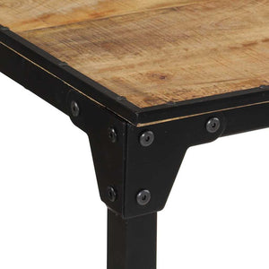 vidaXL Bar Table 110x55x107 cm Rough Solid Mango Wood
