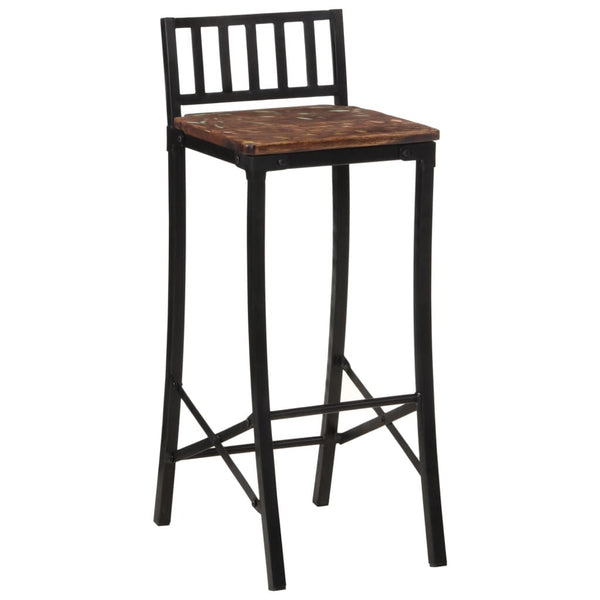 Barstühle 4er Set Altholz Massiv