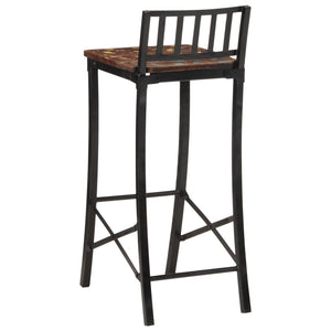 Barstühle 4er Set Altholz Massiv