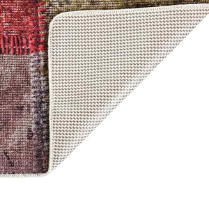 Waschbarer Patchwork Teppich Mehrfarbig 150x230 cm
