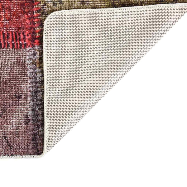 Waschbarer Patchwork Teppich Mehrfarbig 150x230 cm
