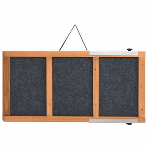 Hunderampe Grau 120x30 cm Massivholz Tanne
