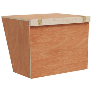 Heuraufe für Kaninchen 25x18,5x20,5 cm Massivholz Tanne