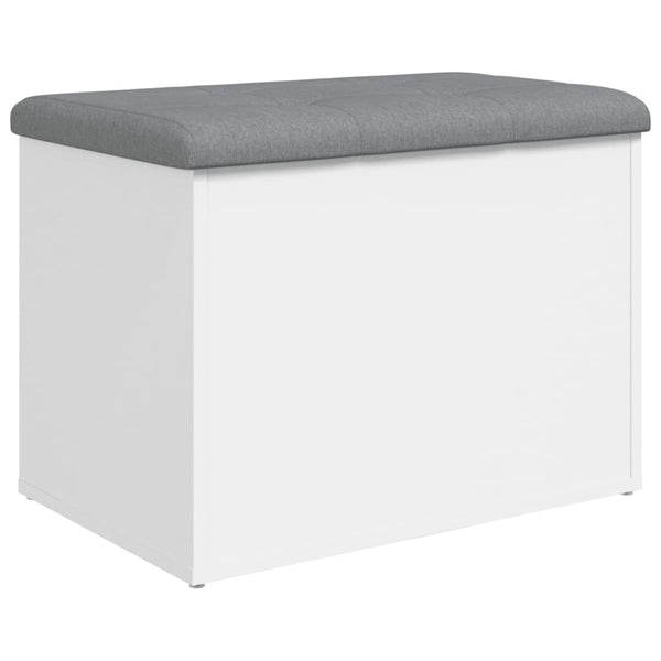 Aufbewahrungsbank Weiß 62x42x45cm