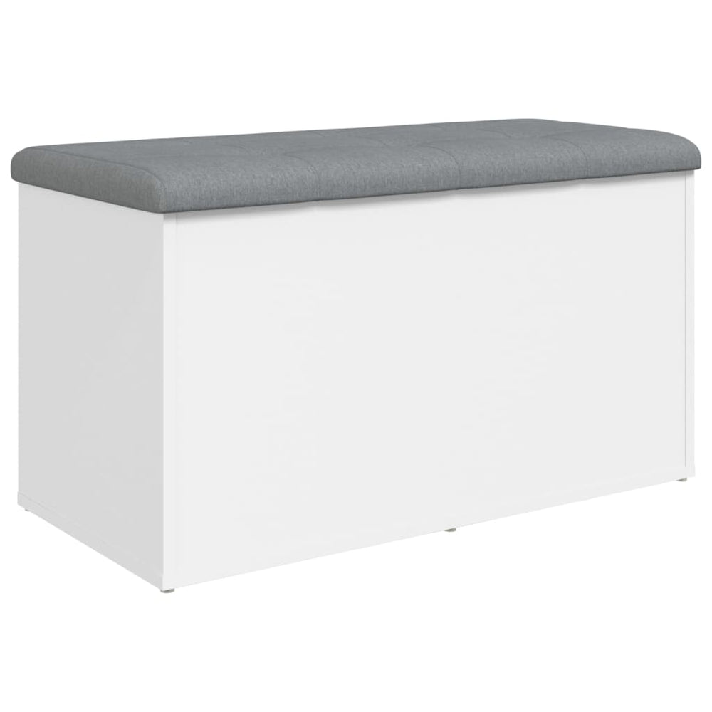 Aufbewahrungsbank Weiß 82x42x45cm
