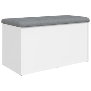 Aufbewahrungsbank Weiß 82x42x45cm