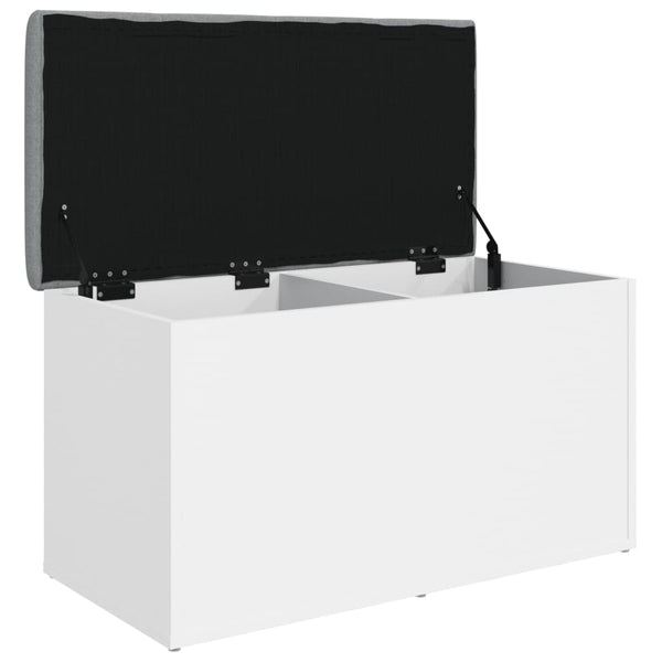 Aufbewahrungsbank Weiß 82x42x45cm