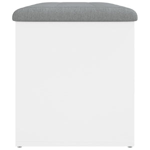 Aufbewahrungsbank Weiß 82x42x45cm
