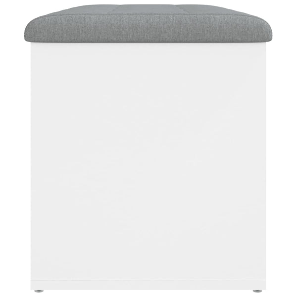 Aufbewahrungsbank Weiß 82x42x45cm