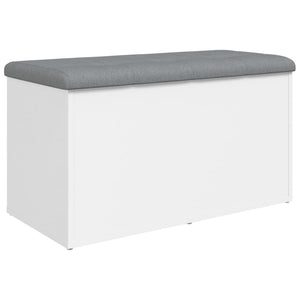 Aufbewahrungsbank Weiß 82x42x45cm