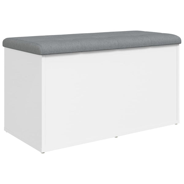 Aufbewahrungsbank Weiß 82x42x45cm