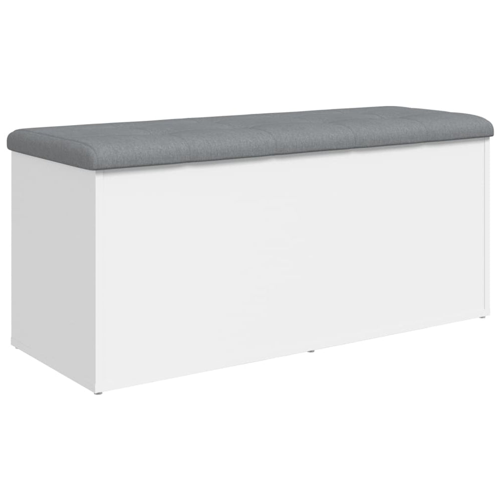 Aufbewahrungsbank Weiß 102 cm