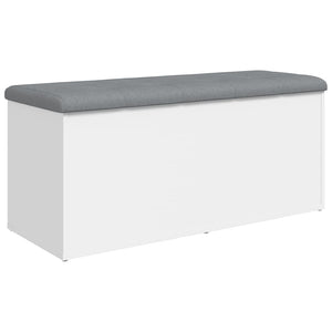 Aufbewahrungsbank Weiß 102 cm