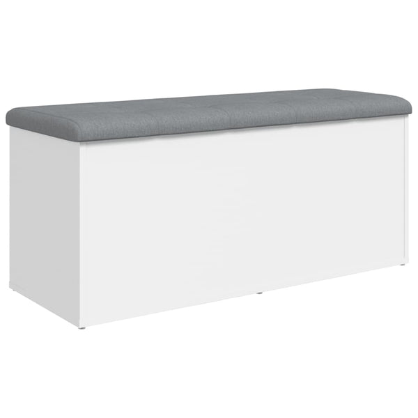 Aufbewahrungsbank Weiß 102 cm