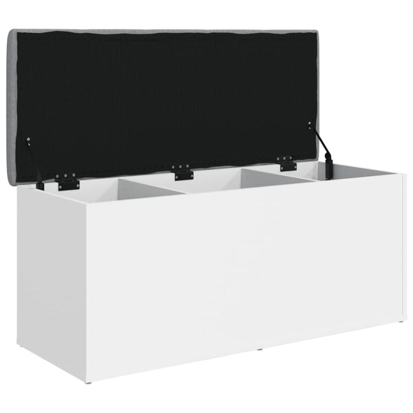 Aufbewahrungsbank Weiß 102 cm