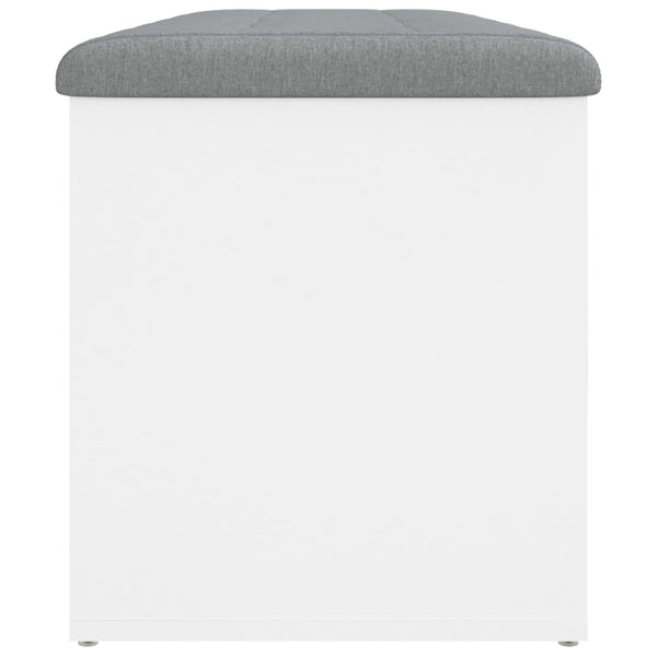 Aufbewahrungsbank Weiß 102 cm