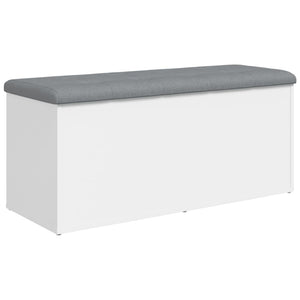 Aufbewahrungsbank Weiß 102 cm