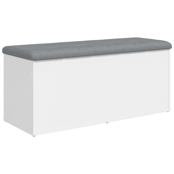 Aufbewahrungsbank Weiß 102 cm