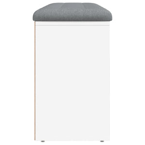 Schuhbank Weiß 102 cm mit Stauraum