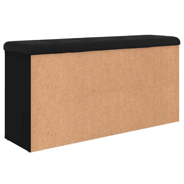 Schuhbank Schwarz mit Stauraum