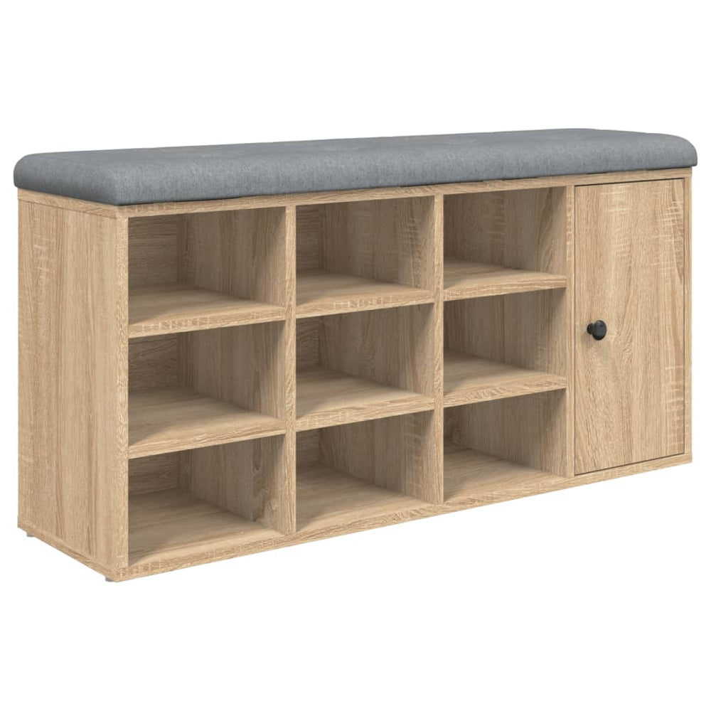 Schuhbank Sonoma Eiche 102 cm