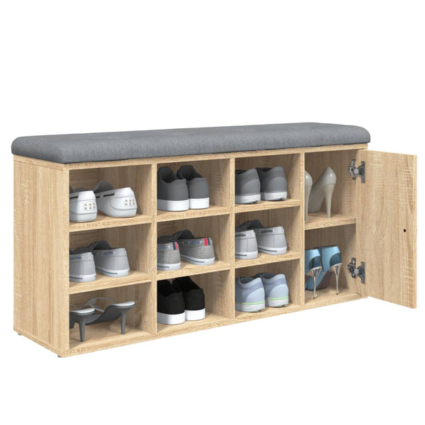 Schuhbank Sonoma Eiche 102 cm