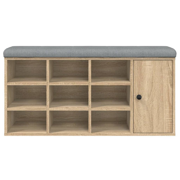 Schuhbank Sonoma Eiche 102 cm
