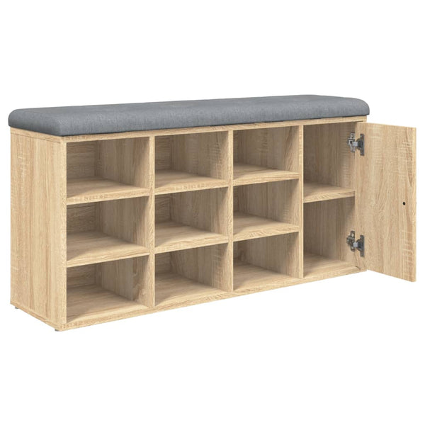 Schuhbank Sonoma Eiche 102 cm