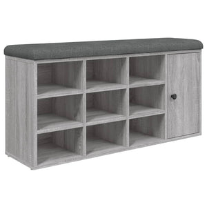 Schuhbank Grau Sonoma 102 cm