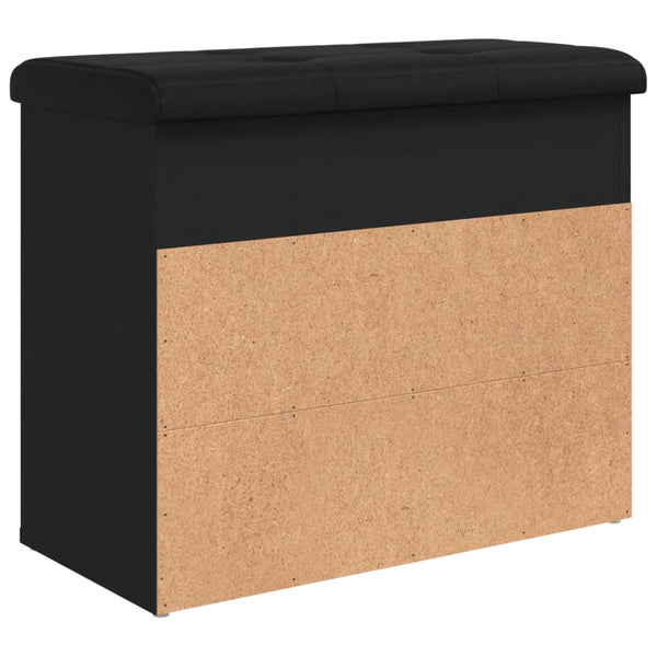 Schuhbank Schwarz 62x32x50 cm