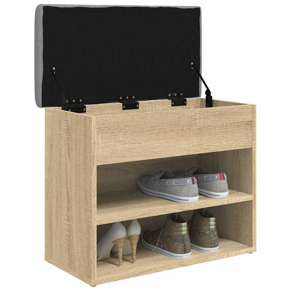 Schuhbank Sonoma Eiche 62 cm