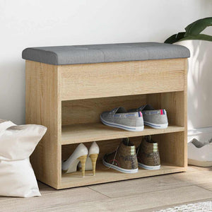 Schuhbank Sonoma Eiche 62 cm