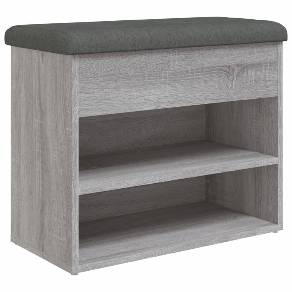 Schuhbank Grau Sonoma 62 cm