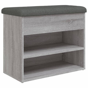 Schuhbank Grau Sonoma 62 cm