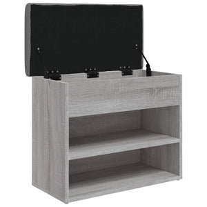Schuhbank Grau Sonoma 62 cm
