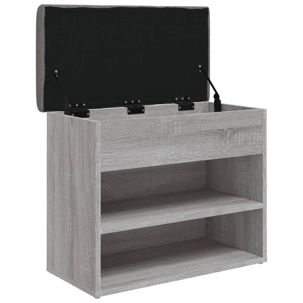 Schuhbank Grau Sonoma 62 cm