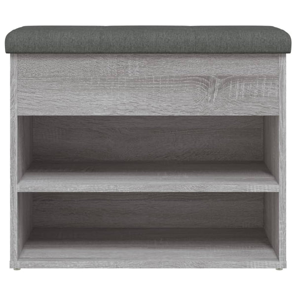 Schuhbank Grau Sonoma 62 cm