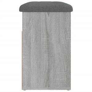 Schuhbank Grau Sonoma 62 cm