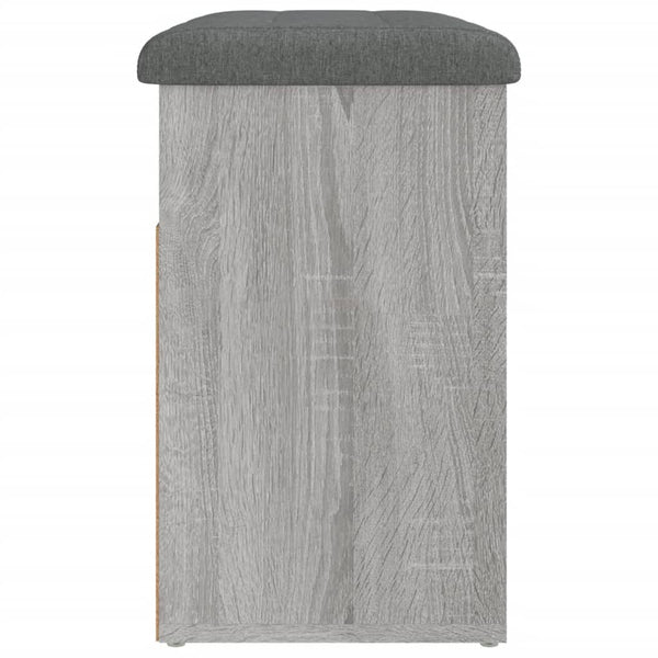 Schuhbank Grau Sonoma 62 cm