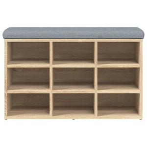 Schuhbank Sonoma Eiche 82x32x50cm