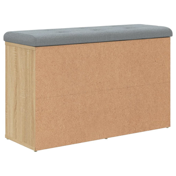 Schuhbank Sonoma Eiche 82x32x50cm