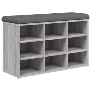 Schuhbank Grau Sonoma 82 cm